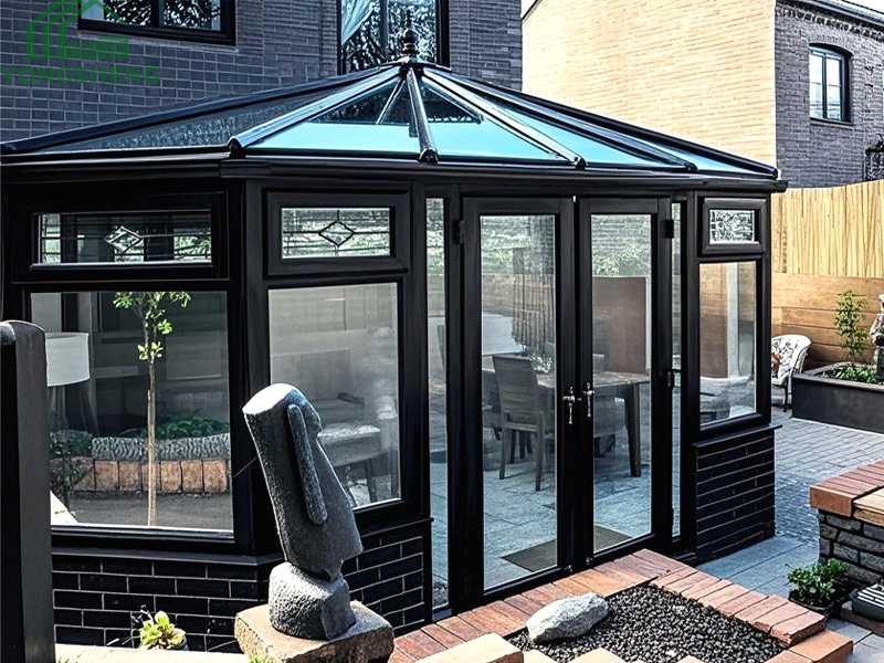 Victorian conservatory, Victorian greenhouse conservatory, hot-dip galvanized steel, Victorian greenhouse